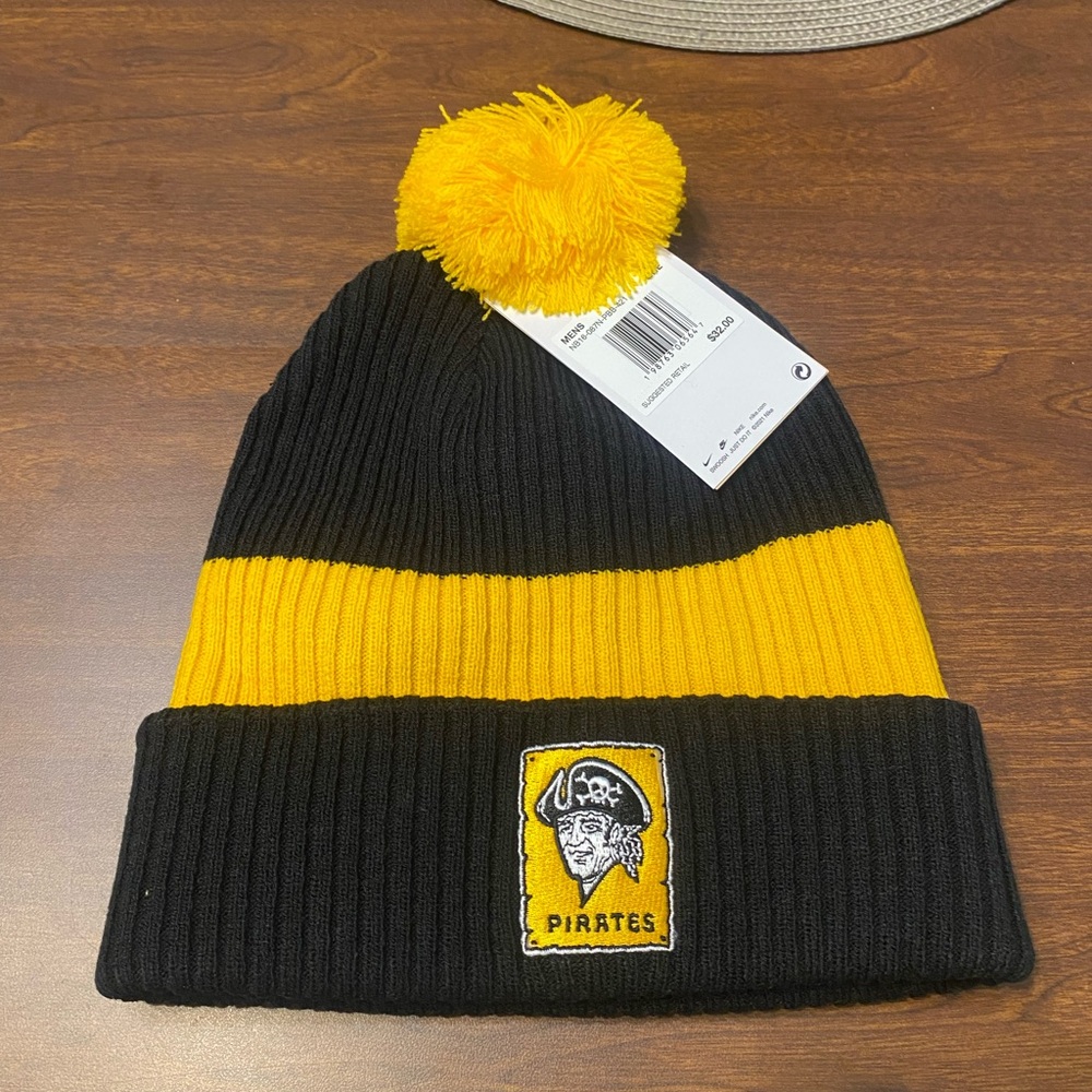 Nike Black and Yellow Beanie